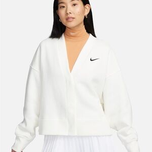 Nike brushed fleece cardigan